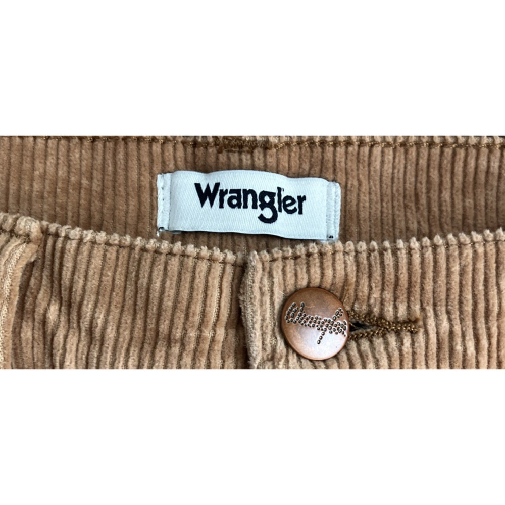 Wrangler Corduroy High Rise Flare Jeans Pants Wanderer Cowgirl Size 28W X 34L - Picture 4 of 10